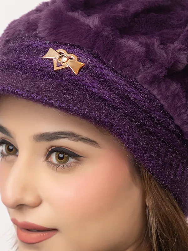 Women_S_Fur_Lined_Knitted_Beret