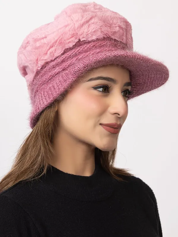 Women_S_Fur_Lined_Knitted_Beret
