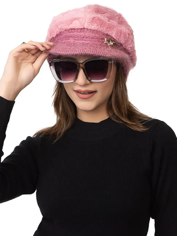 Women_S_Fur_Lined_Knitted_Beret