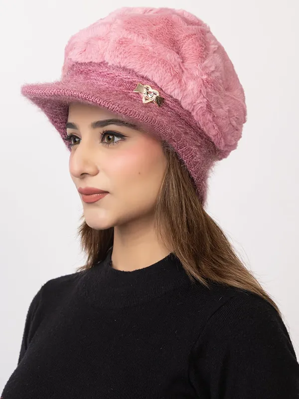 Women_S_Fur_Lined_Knitted_Beret