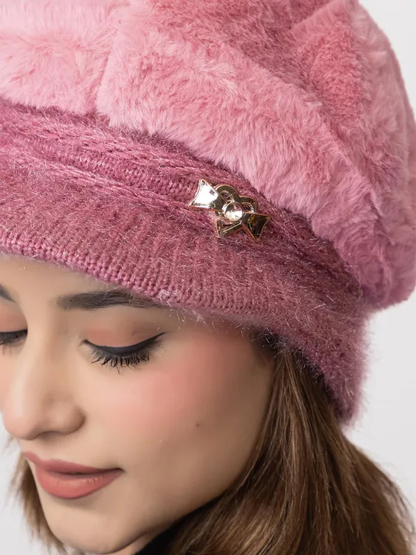 Women_S_Fur_Lined_Knitted_Beret