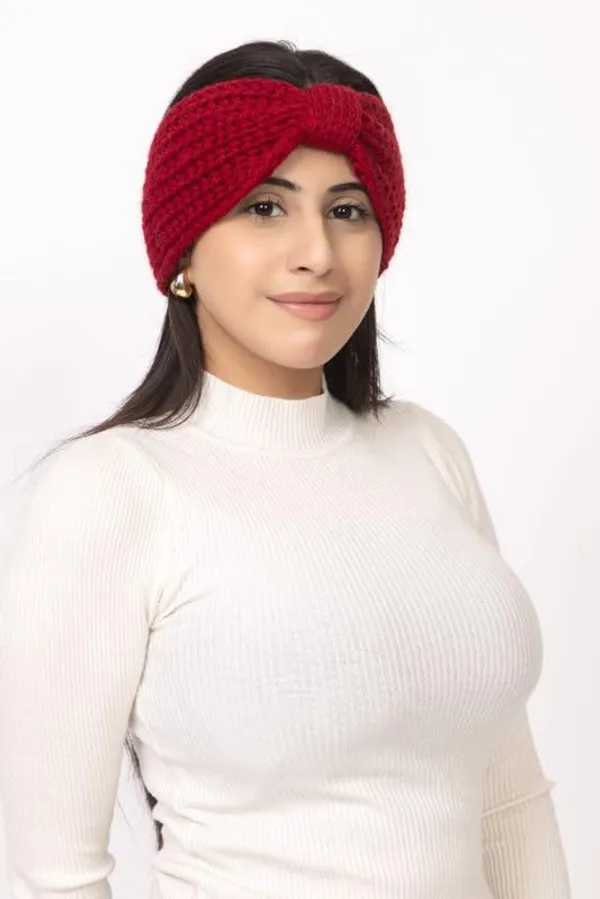 Women_Woolen_Knitted_Headband_Earwarmer