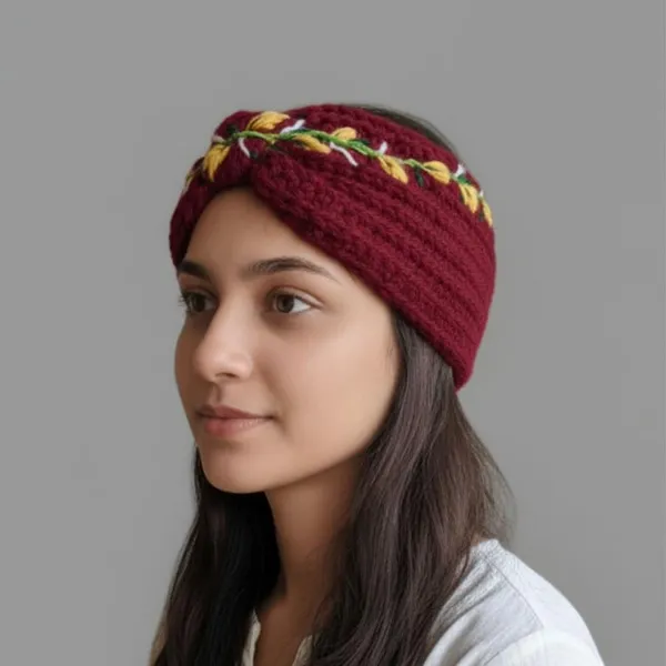Women_S_Wool_Knit_Headband_With_Embroidery