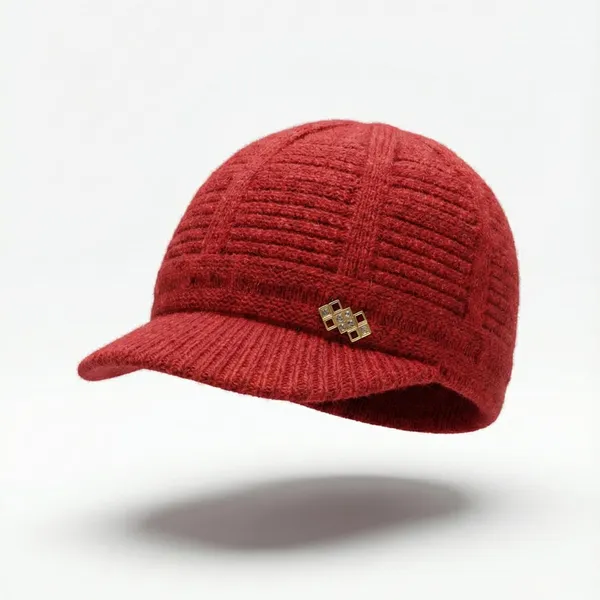 Women_S_Fur_Lined_Knitted_Beret