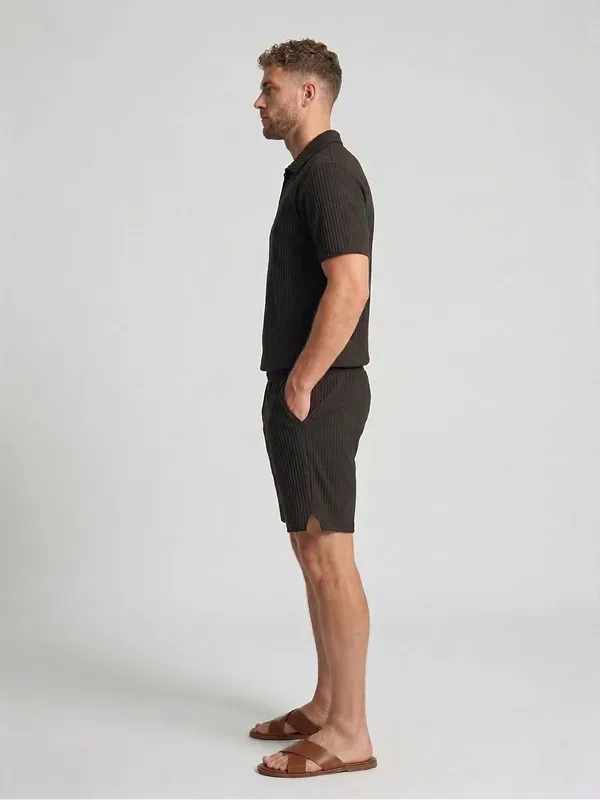 Men_S_Textured_Co_Ord_Set_Shirt_And_Shorts