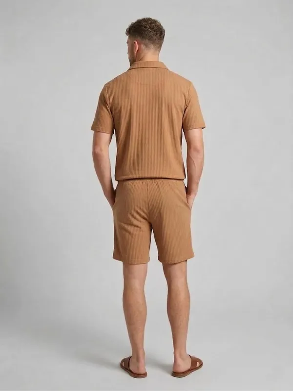 Men_S_Textured_Co_Ord_Set_With_Shirt_And_Shorts