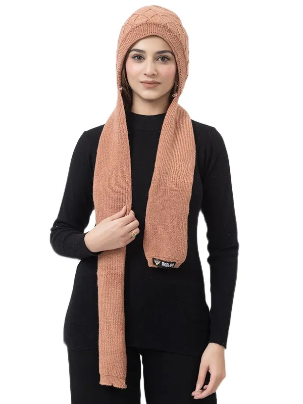 Women_S_Wool_Beanie_With_Attached_Scarf