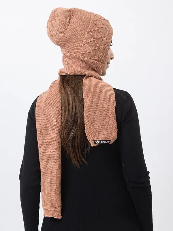 Women_S_Wool_Beanie_With_Attached_Scarf