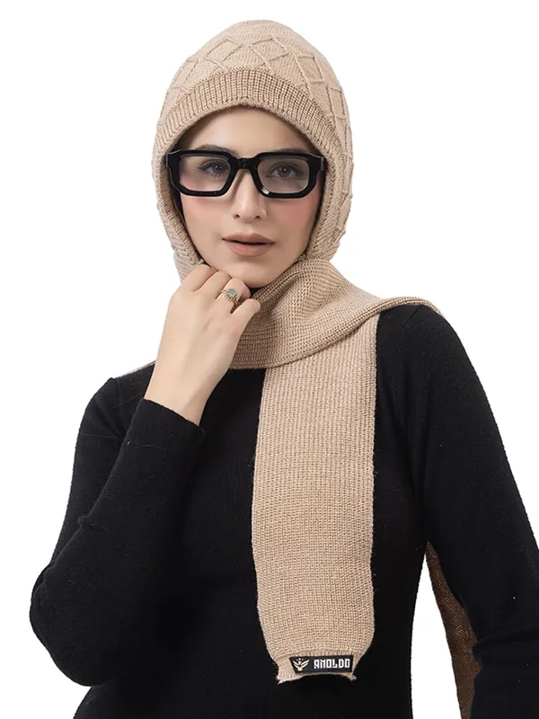 Women_S_Wool_Beanie_With_Attached_Scarf