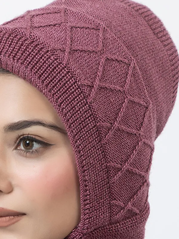 Women_S_Wool_Beanie_With_Attached_Scarf
