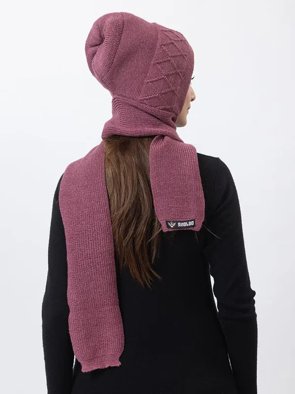 Women_S_Wool_Beanie_With_Attached_Scarf