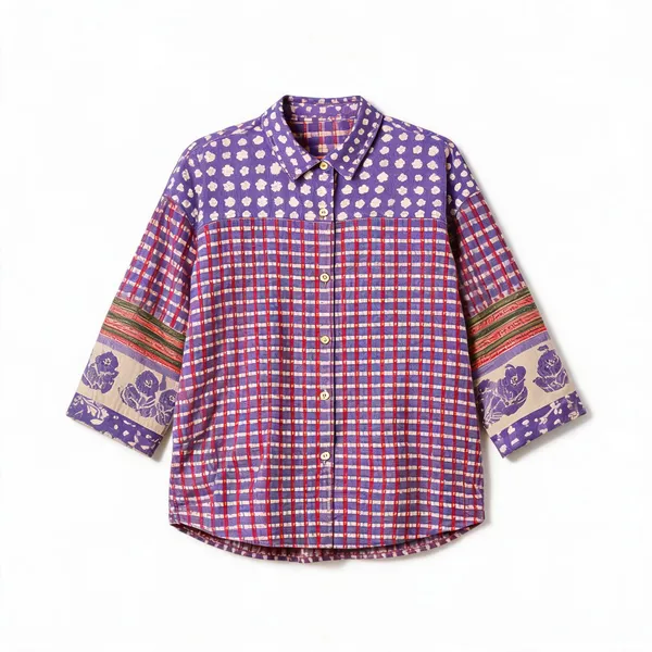 Lavender_Check_Linen_Blend_Shirt_(45_And_52)