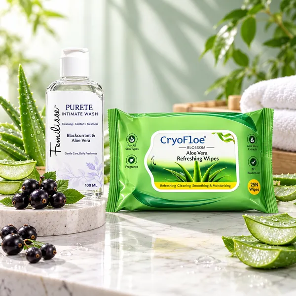 Purete_Intime_Wash_100ml_+_Aloevera_Referecing_wipes_-_Pack_of_2