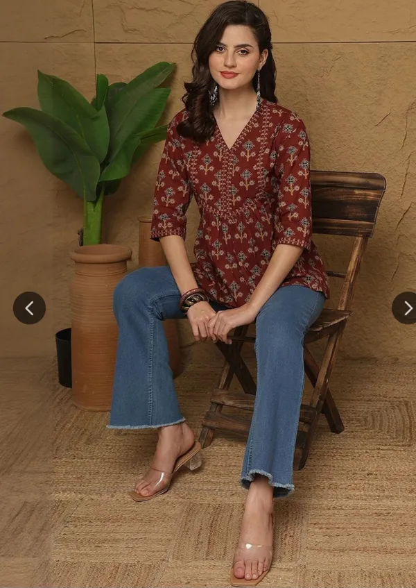 Chokhi_Bandhni_Rayon_Tunic