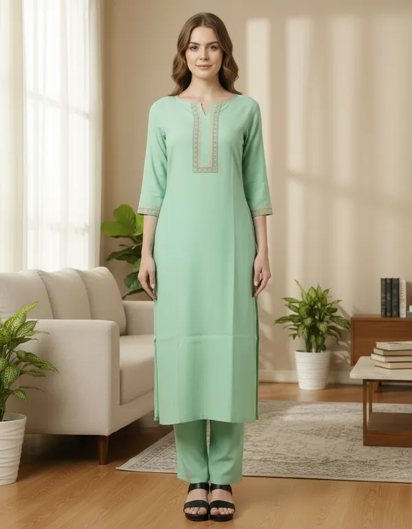 Chokhi_Bandhni_Rayon_Straight_Kurta_With_Palazzo