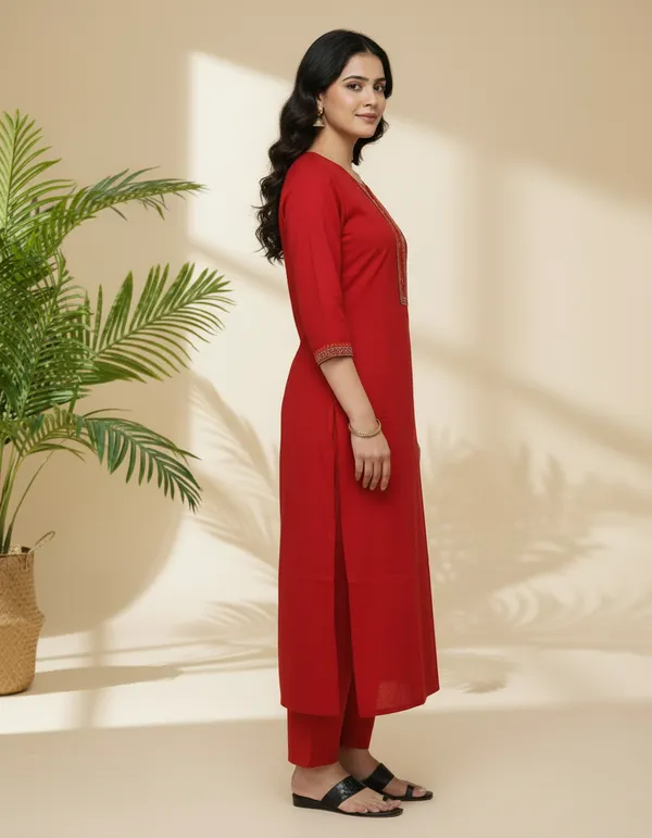 Chokhi_Bandhni_Rayon_Straight_Kurta_With_Palazzo