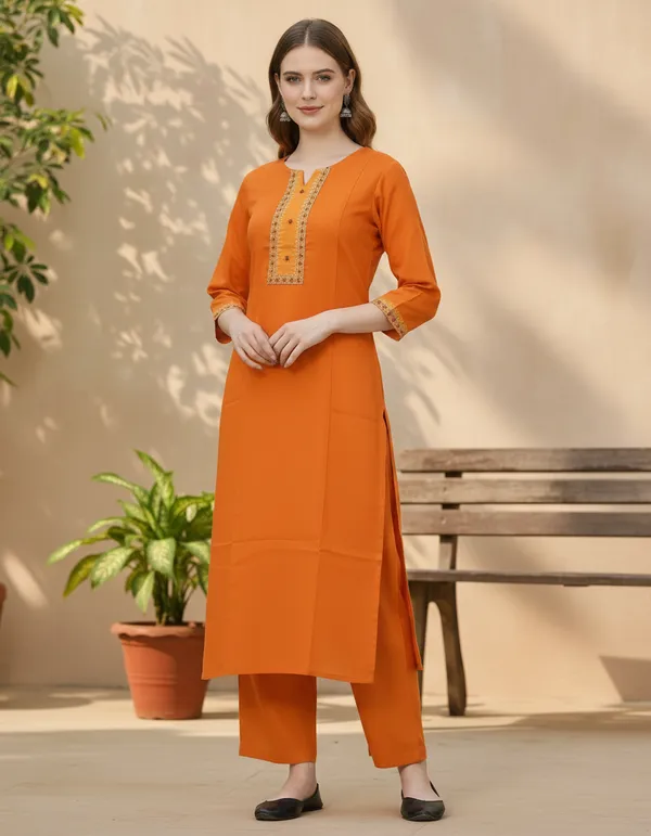 Chokhi_Bandhni_Rayon_Straight_Kurta_With_Palazzo