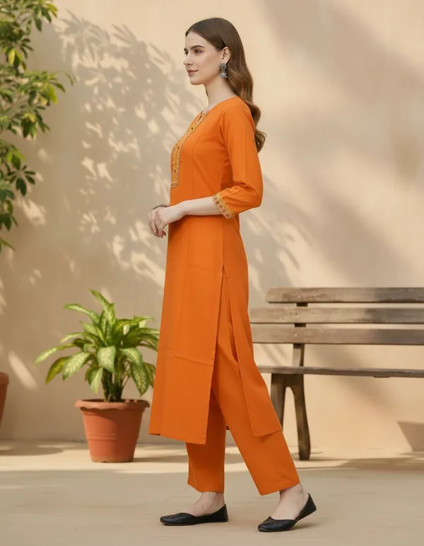 Chokhi_Bandhni_Rayon_Straight_Kurta_With_Palazzo