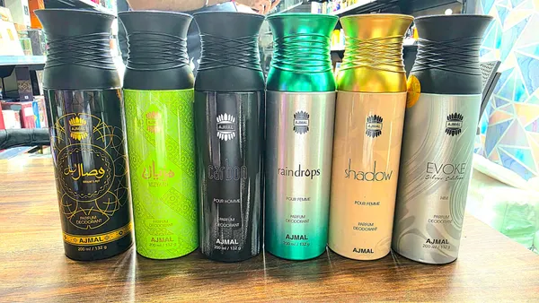 Ajmal_Deos_Set_Of_6_200ml_Each_Mizyaan_Shadow_Wisal_Layl_Raindrops_Carbon_Evoke_Silver