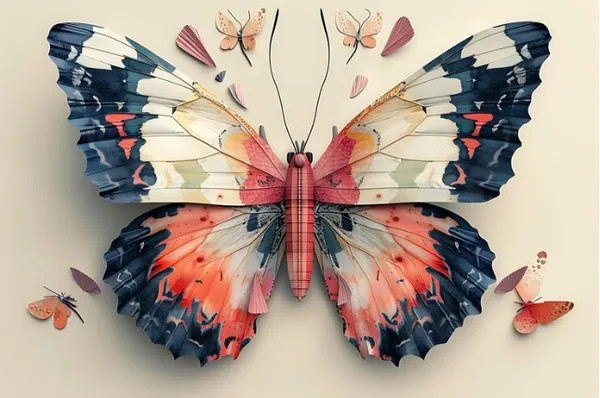 Framed_Butterfly_Illustration_Wall_Art