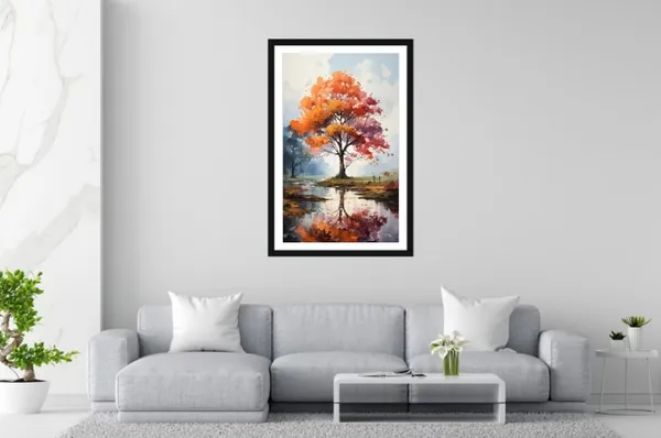 Framed_Autumn_Landscape_Art_Print_Wall_Decor