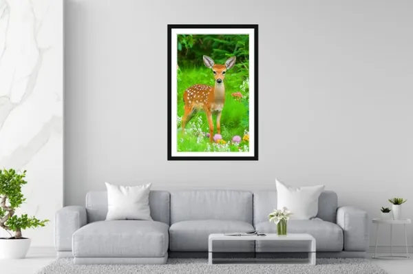 Nature_Deer_Print_Framed_Wall_Art