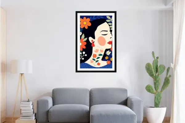 Framed_Floral_Botanical_Print_Wall_Art