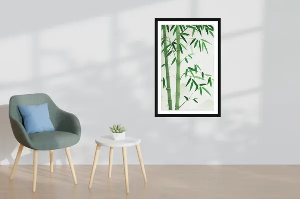 Botanical_Bamboo_Print_Framed_Wall_Art