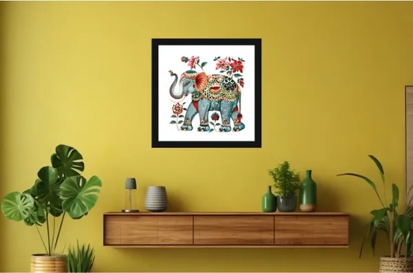 Multicolor_UV_Printed_Indian_Arts_Wall_Frame