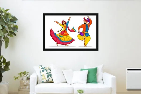 Framed_Traditional_Dance_Illustration_Wall_Art