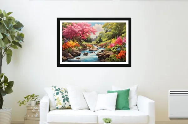 Black_Framed_Scenic_Landscape_Wall_Art