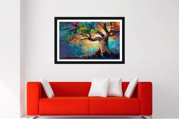 Multicolor_Abstract_Tree_Framed_Wall_Art