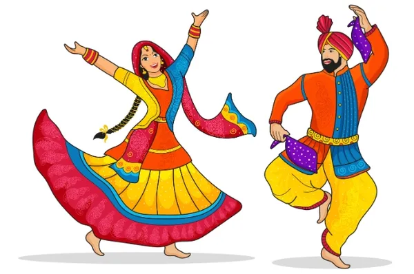 Framed_Traditional_Dance_Illustration_Wall_Art