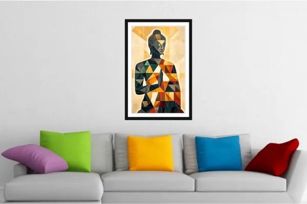 Framed_Geometric_Buddha_Wall_Art