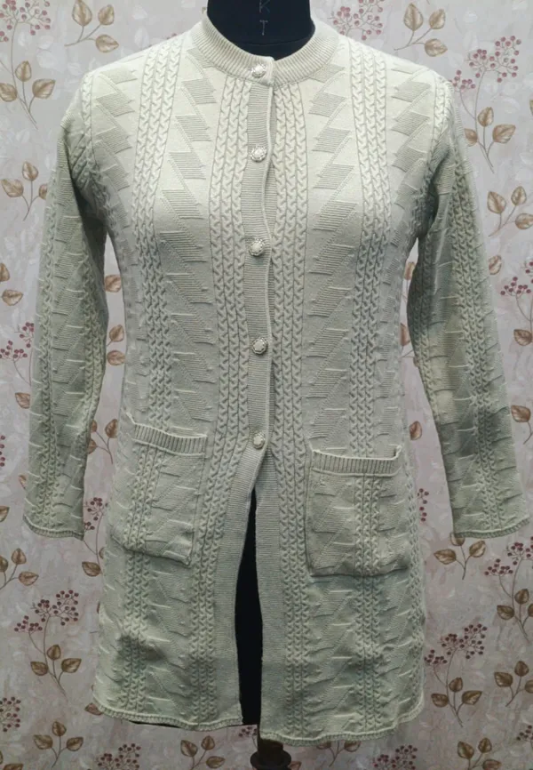 Mint_Acrylic_Cable_Knit_Longline_Long_Coat_For_Women