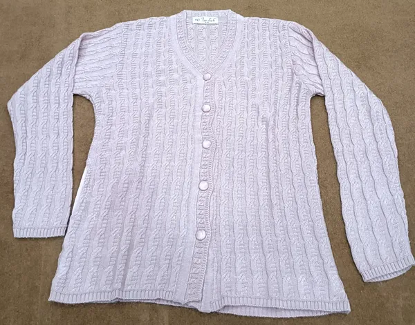 Light_Purple_Acrylic_Cable_Knit_Button_Down_Cardigan_For_Women