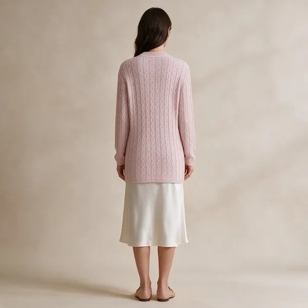 Light_Purple_Acrylic_Cable_Knit_Button_Down_Cardigan_For_Women
