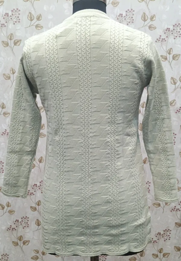 Mint_Acrylic_Cable_Knit_Longline_Long_Coat_For_Women