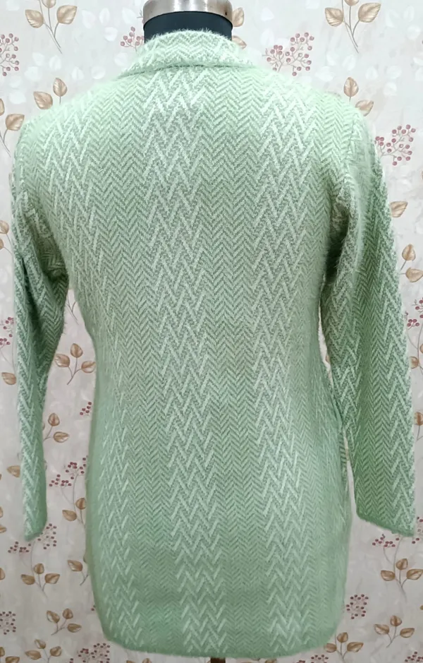 Green_Acrylic_Chevron_Pattern_Relaxed_Long_Coat_For_Women