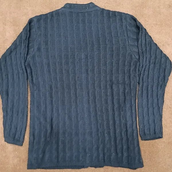 Black_Acrylic_Cable_Knit_V_Neck_Full_Sleeve_Cardigan_For_Women