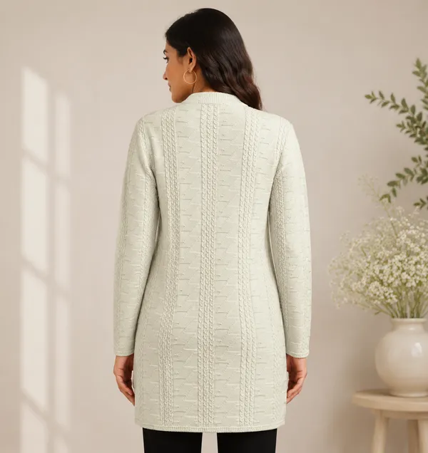 Mint_Acrylic_Cable_Knit_Longline_Long_Coat_For_Women