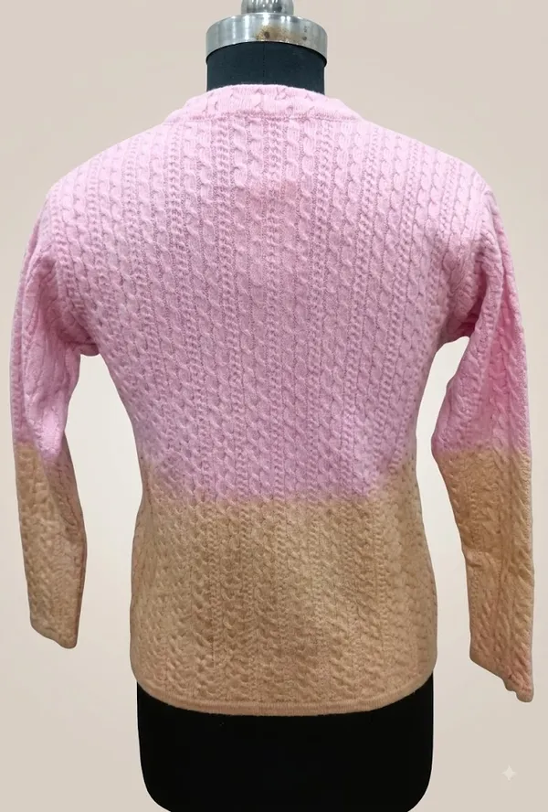 Pink_Mustard_Acrylic_Gradient_Embellished_Cardigan_For_Women