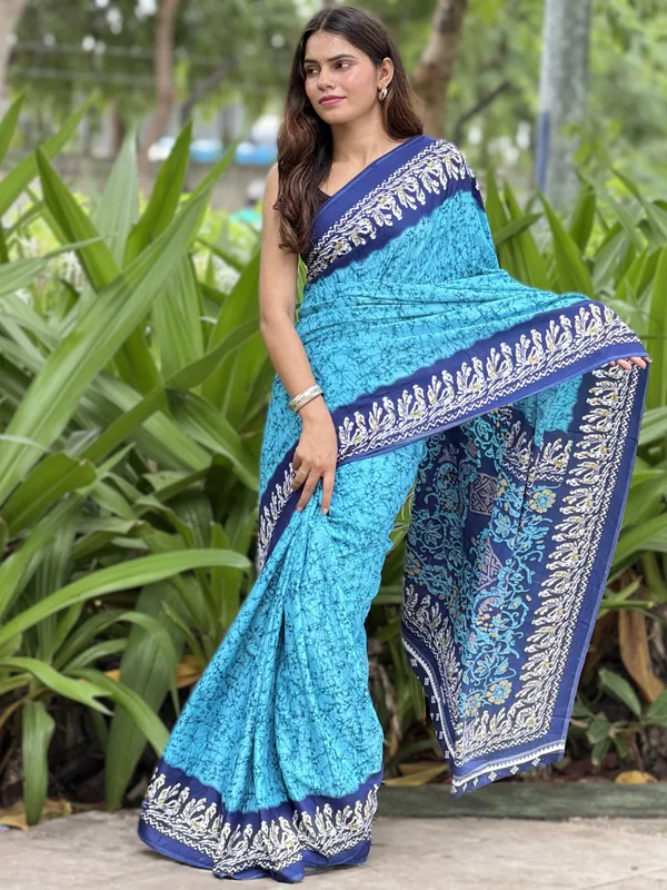 Blue_Printed_Saree_for_Women