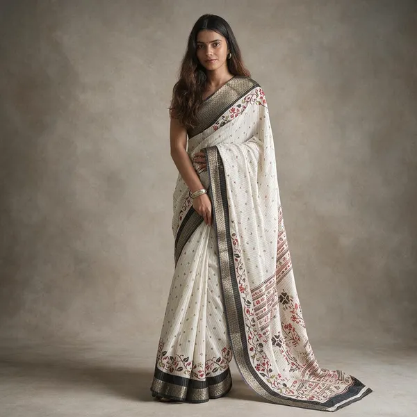 Off_White_Dola_Silk_Saree_For_Women