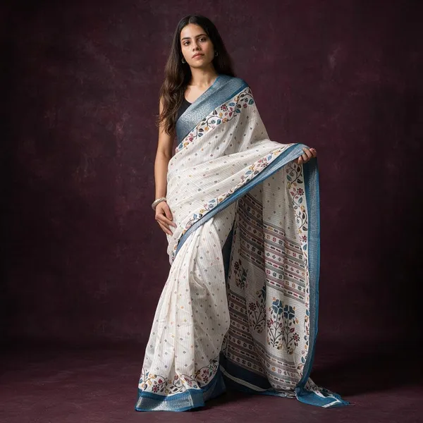 White_Dola_Silk_Saree_For_Women