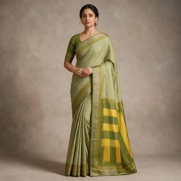 Green_Dola_Silk_Saree_For_Women