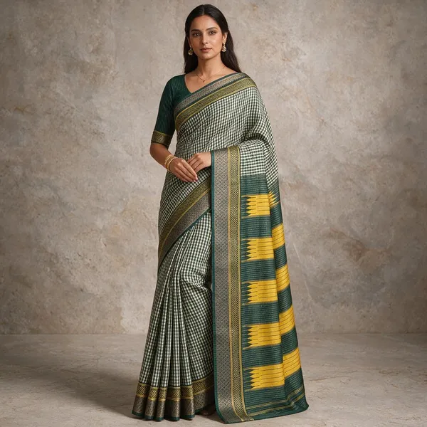 Green_Dola_Silk_Saree_For_Women