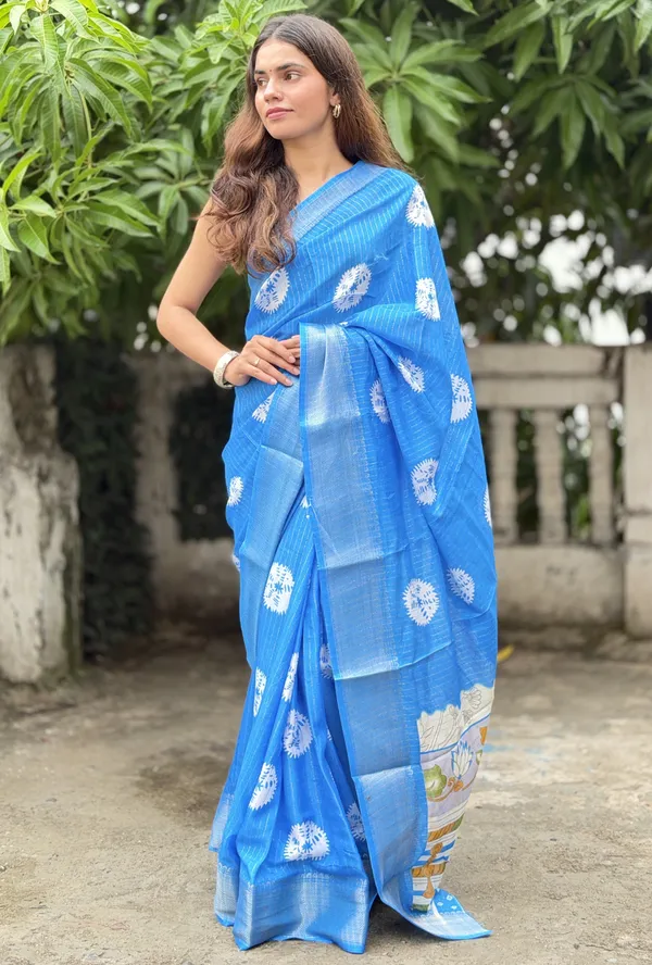 Blue_Printed_Saree_for_Women