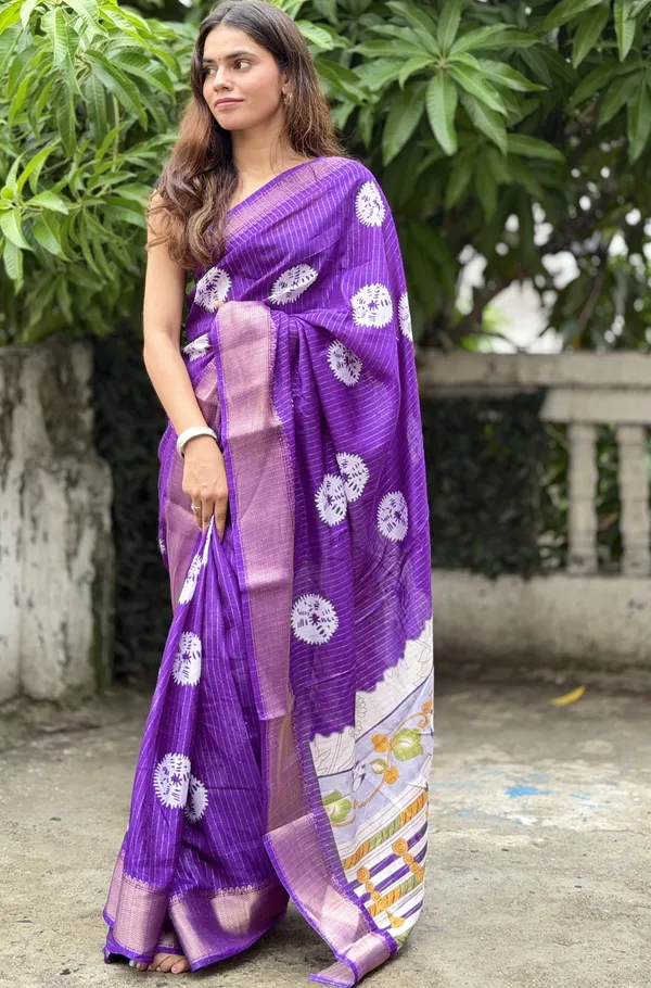 Purple_Printed_Saree_For_Women
