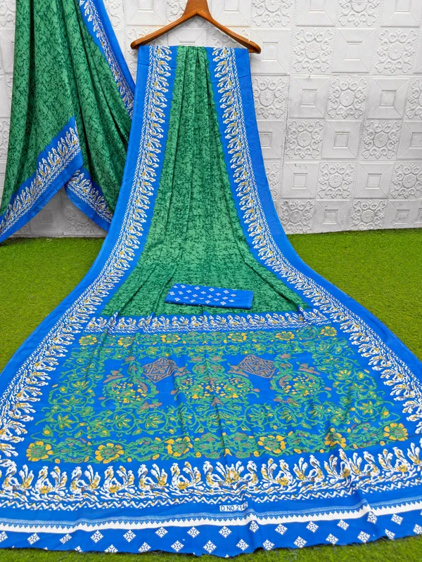 Green_Printed_Saree_for_Women